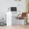 Image de vidaXL Bureau - Blanc Brillant