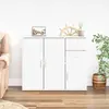 Image de VidaXL Buffet Blanc - Bois d'ingénierie