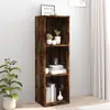 Image de vidaXL Bibliothèque/Meuble TV chêne fumé 36x30x114 cm bois d'ingénierie