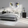 Image de vidaXL Tables de chevet 2 pcs noir