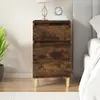 Image de vidaXL Table de chevet - Chêne fumé