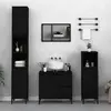 Image de vidaXL Armoire salle de bain - Noir