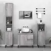 Image de VidaXL Armoire salle de bain - Sonoma gris