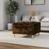 Image de VidaXL Table Basse Chêne Fumé 55x55 cm