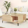 Image de VidaXL Table Basse - Chêne Sonoma 80x80x36.5 cm