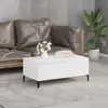 Image de VidaXL Table Basse Blanc 90x50x36,5 cm