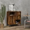 Image de vidaXL Buffet - Chêne fumé