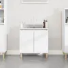 Image de vidaXL Meuble d'évier - Blanc
