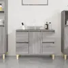 Image de vidaXL Meuble d'évier - Sonoma Gris