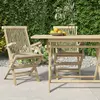 Image de vidaXL Chaises de jardin pliantes