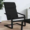 Image de vidaXL Chaise de relaxation - Noir