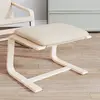 Image de VIDAXL Repose-pied - Crème tissu