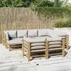 Image de vidaXL Salon de jardin 10 pcs avec coussins