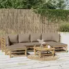 Image de vidaXL Salon de jardin 7 pcs