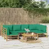 Image de VIDAXL Salon de jardin - Vert bambou