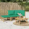 Image de vidaXL Salon de jardin - 3 pcs - Bambou