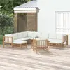 Image de VIDAXL Salon de jardin 12 pcs - Bambou