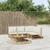 Image de VidaXL Salon de jardin 5 pcs - Bambou