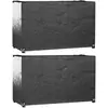 Image de vidaXL Housses jardin 2pcs - 8 oeillets rectangulaire