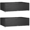 Image de Housses de meubles de jardin 2 pcs - Noir