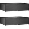 Image de VIDAXL Housses meubles jardin 2 pcs - 16 oeillets