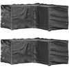 Image de vidaXL Housses de salon de jardin 2 pcs - Noir