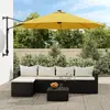 Image de vidaXL Parasol mural - Jaune 290 cm