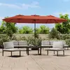 Image de vidaXL LED Double Tête Terre Cuite
