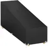 Image de Housse de chaise longue 200x65 cm - Noir