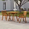 Image de vidaXL Table de jardin bois d'acacia solide