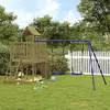 Image de VIDAXL Aire de jeux bois de pin imprégné