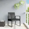 Image de vidaXL Chaises à manger jardin Rotin PP Gris - Lot de 2