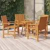 Image de vidaXL Chaises à manger de jardin, lot de 4