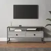 Image de vidaXL Meuble TV sonoma gris - 100x35x45 cm