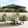 Image de vidaXL Parasol jardin - Noir