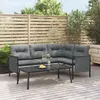 Image de vidaXL Table basse de jardin - Anthracite