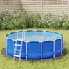 Image de vidaXL Bâche piscine gris clair Ø306 cm