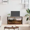 Image de vidaXL Meuble TV - Chêne fumé