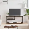 Image de vidaXL Meuble TV - Chêne Marron