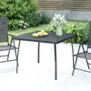 Image de Table de jardin vidaXL - Anthracite 100x100x72 cm