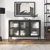 Image de VidaXL Buffet - Noir - 105 x 35 x 70 cm