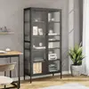 Image de vidaXL Buffet haut - Noir