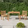 Image de vidaXL Ensemble à manger de jardin 3 pcs - Bois de teck