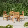 Image de vidaXL Ensemble à manger de jardin 5 pcs - Bois de teck