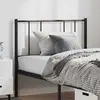 Image de vidaXL Tête de lit de remplacement métal noir 100 cm