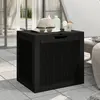 Image de vidaXL Rotin Noir