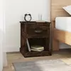 Image de vidaXL Tables de chevet - Chêne fumé