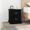 Image de VidaXL Table de chevet - Noir