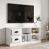 Image de VIDAXL Meuble TV blanc brillant 102x35,5x47,5 cm