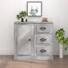 Image de vidaXL Buffet gris béton 70x35,5x67,5 cm bois d'ingénierie